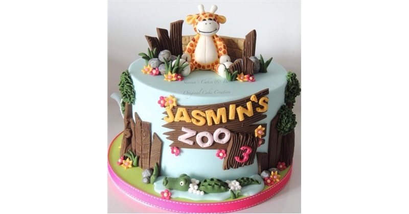 zoo-themed birthday cake with all the beautiful creatures. Zoo Animals  often attract kids. #junglecake #animals #zoo #birthdaycake #cakes... |  Instagram