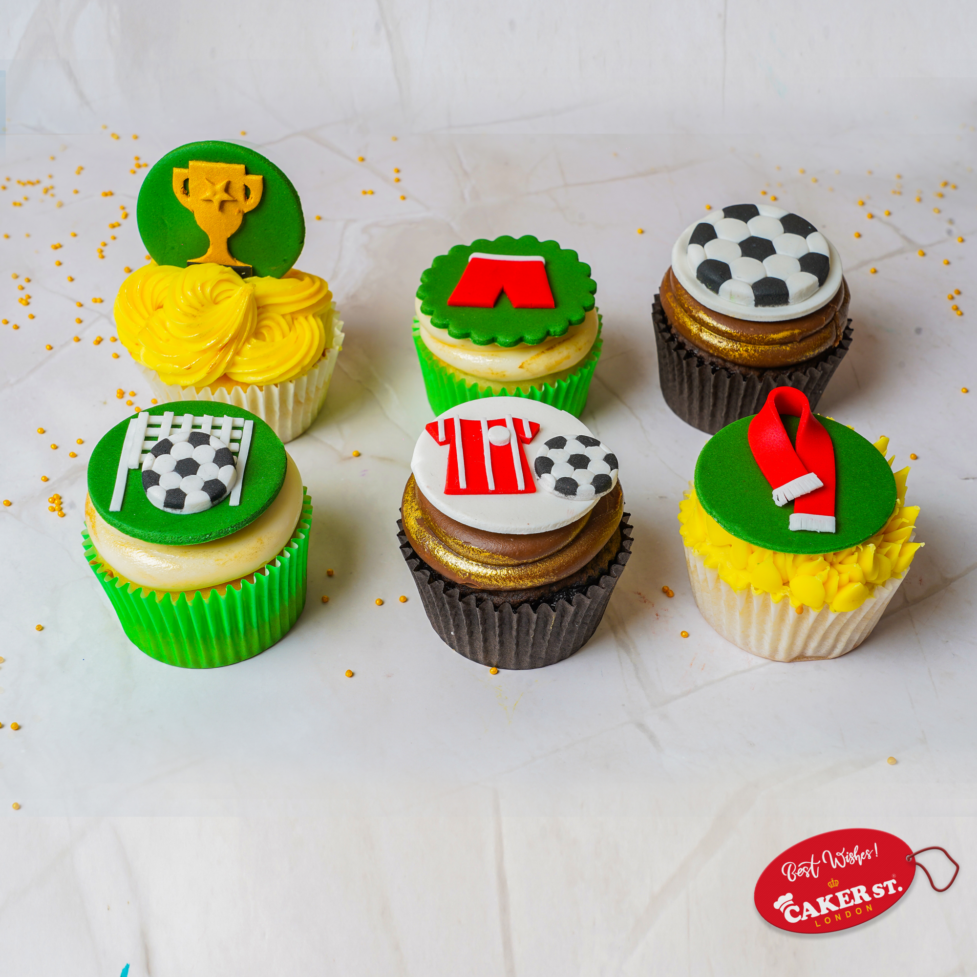 Field Goal Football Cupcakes