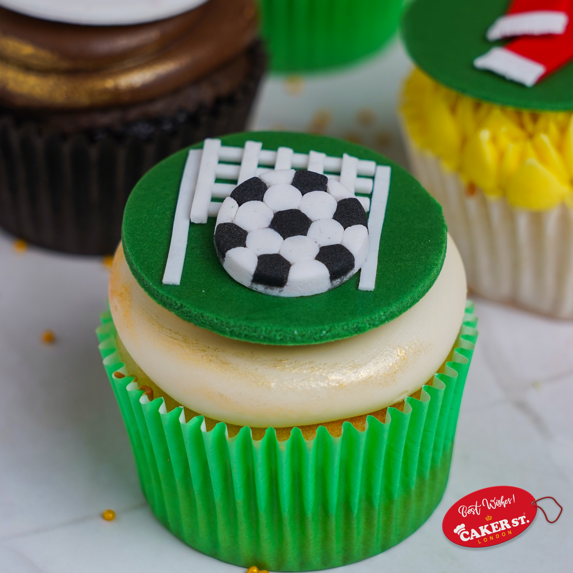 Field Goal Football Cupcakes