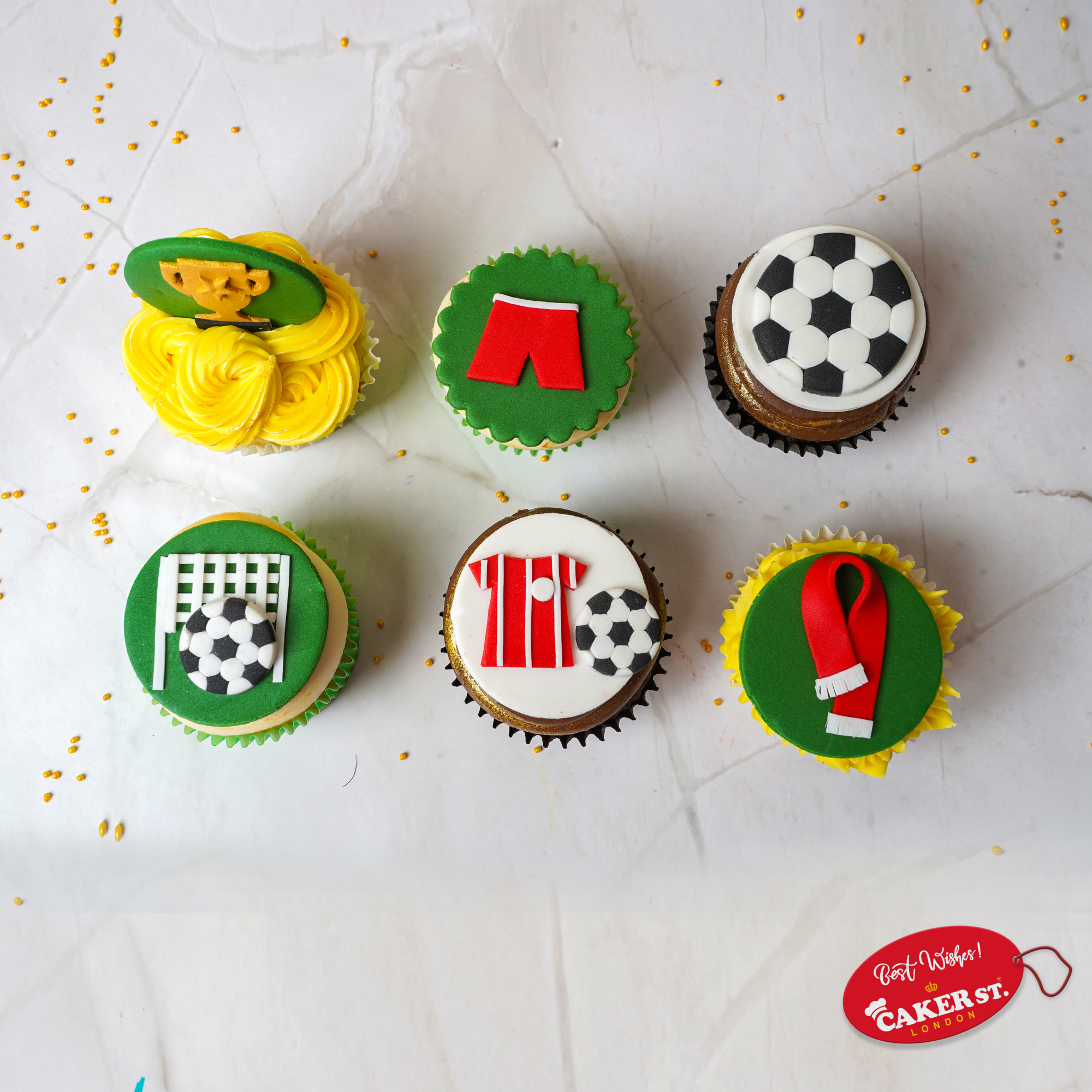 Field Goal Football Cupcakes