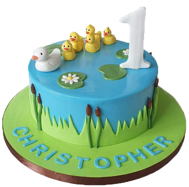 Five Little Ducks Cake