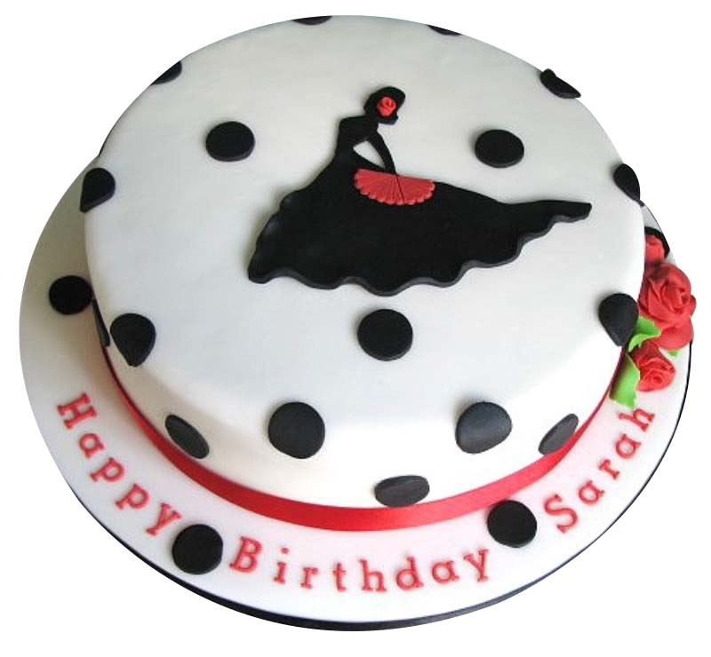 Flamenco dancer birthday cake by JulietteG on DeviantArt