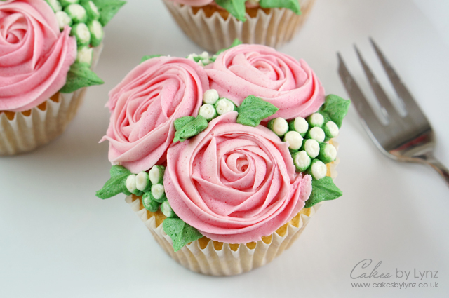 Flower Themed Cupcakes