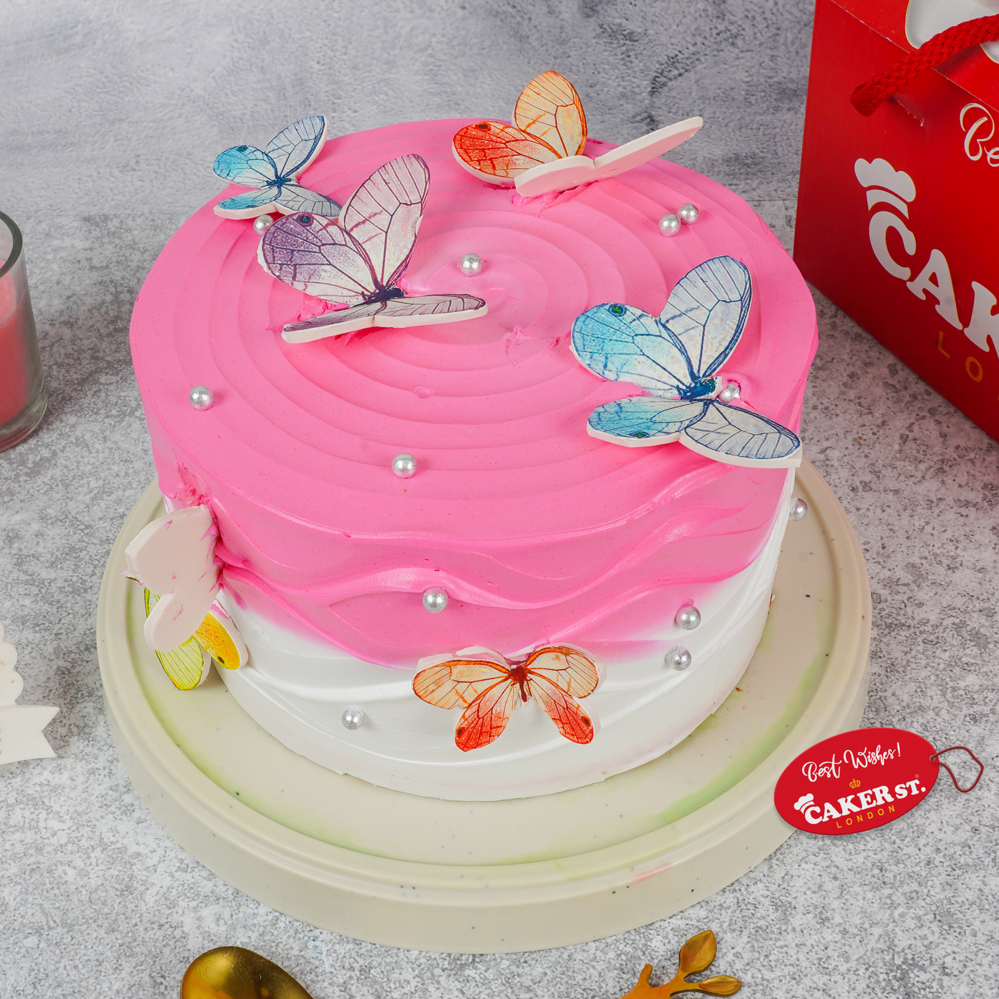 Fluttering Delight Cake