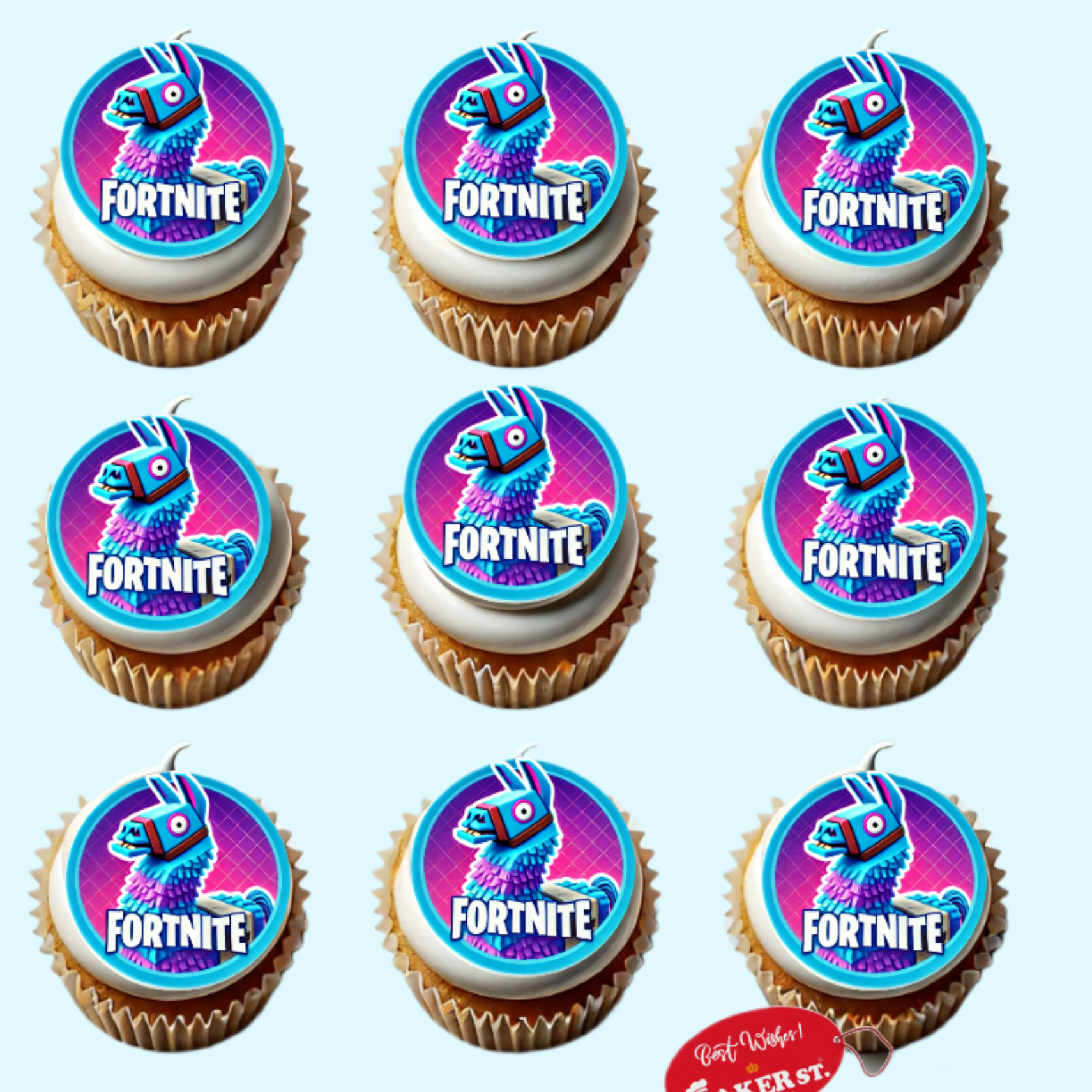 Fortnite Themed Cupcakes