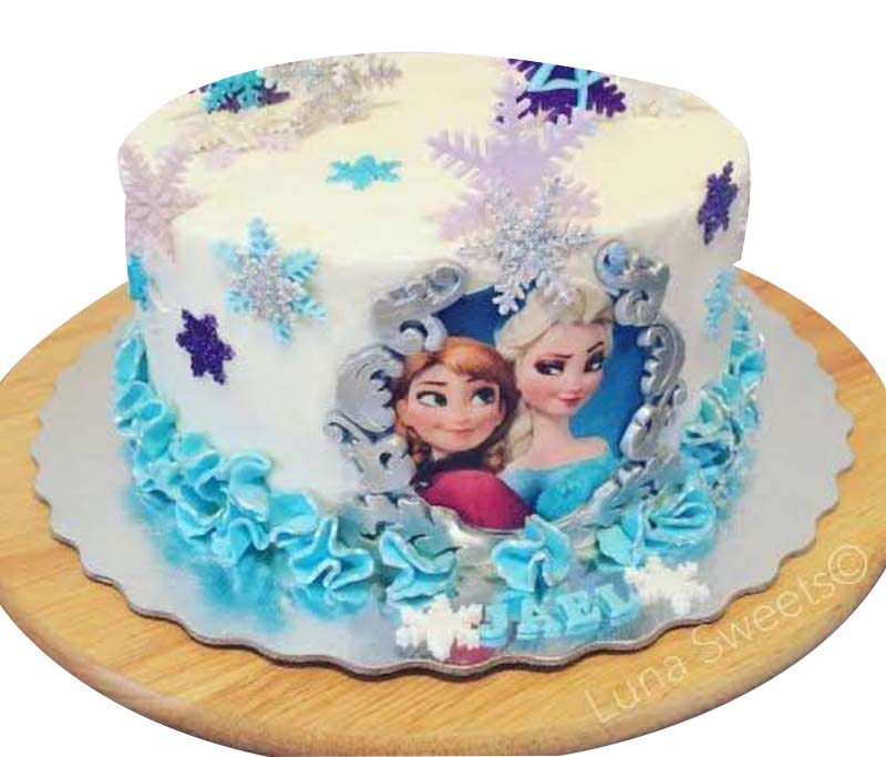 Frozen Elsa Birthday Cake