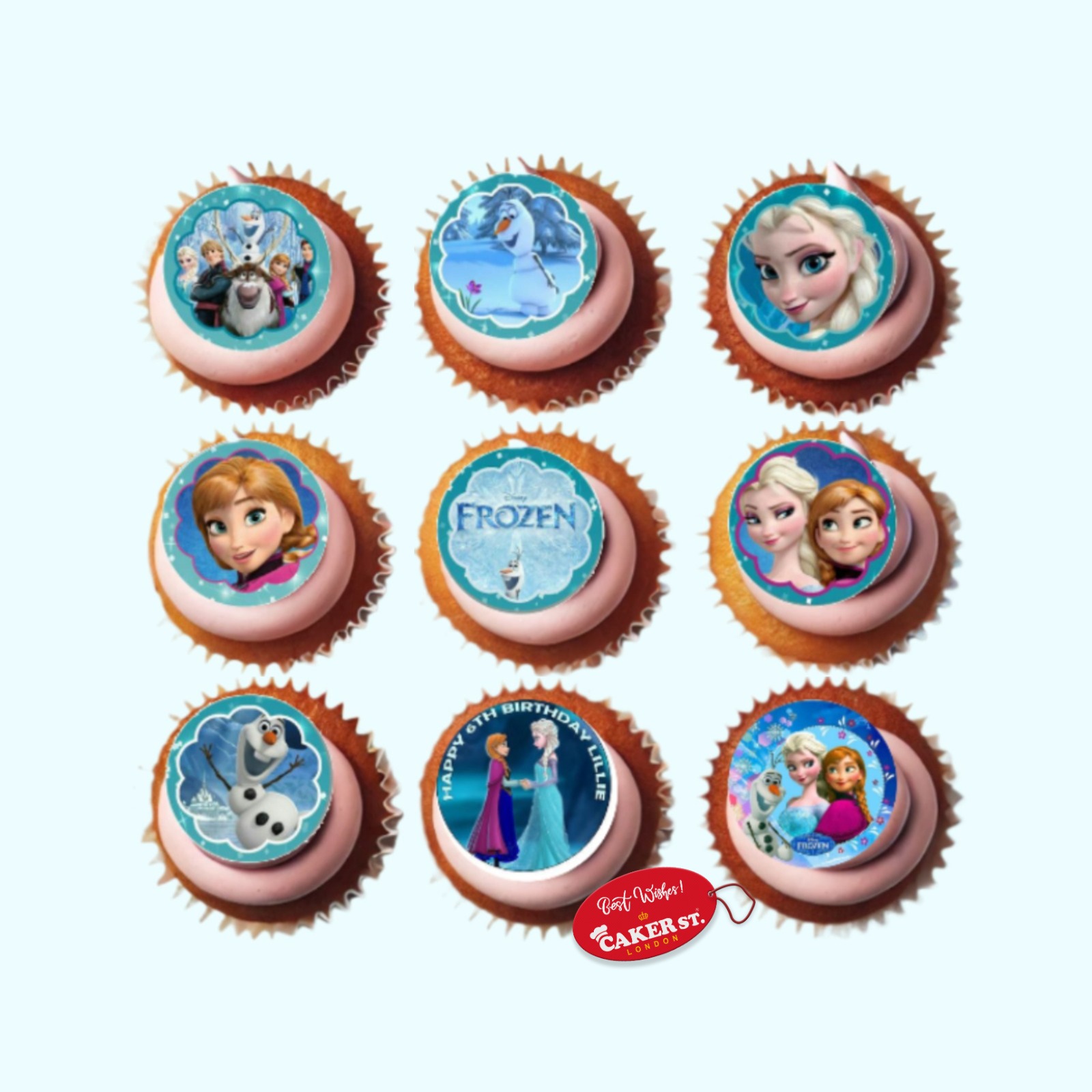 Frozen Theme Cupcakes