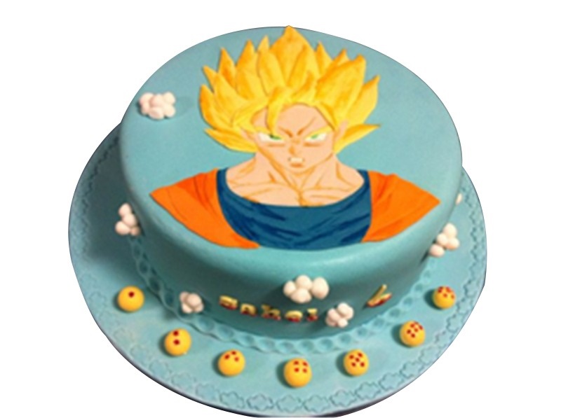Dragon Ball Z Goku vs Vegeta Saiyan Edible Cake Toppers – Cakecery