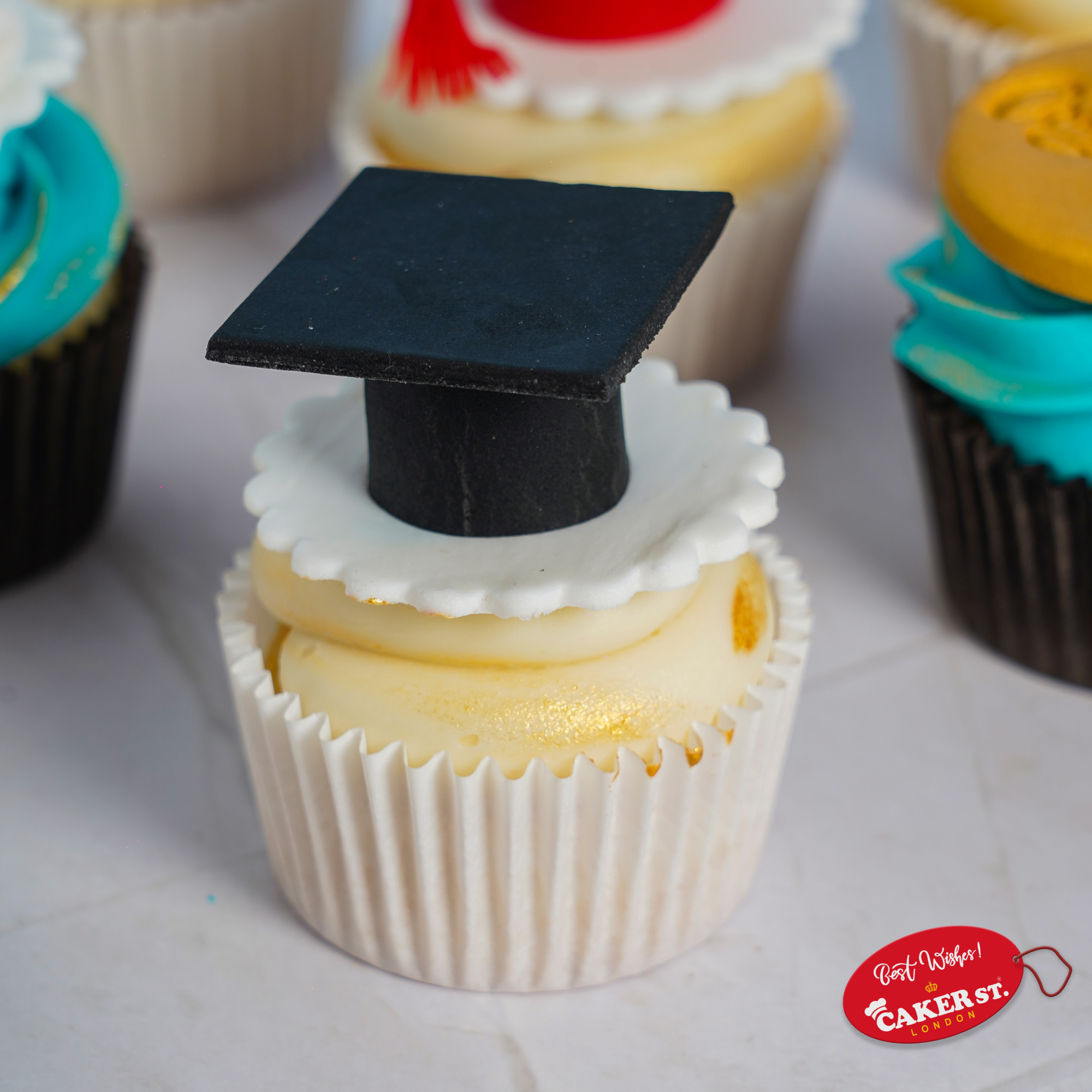 Graduation Cap & Tassel Treats Cupcakes