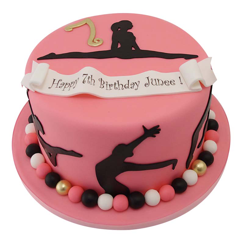 Buy Personalised Gymnastics Cake Topper Girls Birthday Cake Topper Online  at desertcartEGYPT