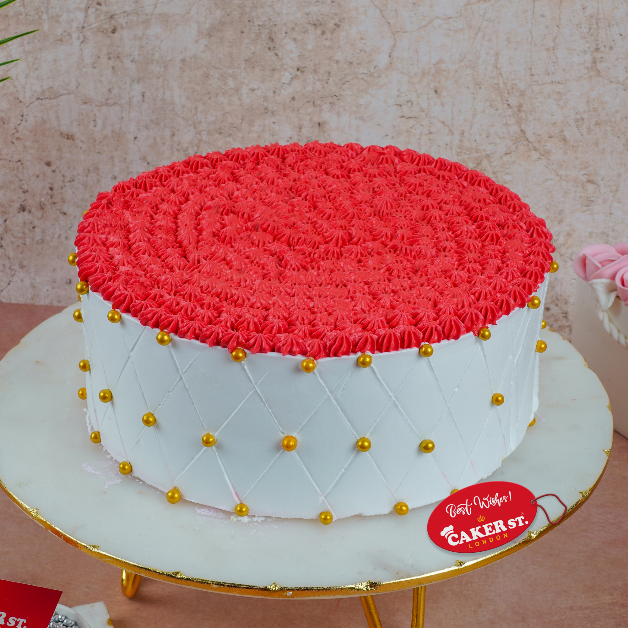 Heartfelt Strawberry Cake 