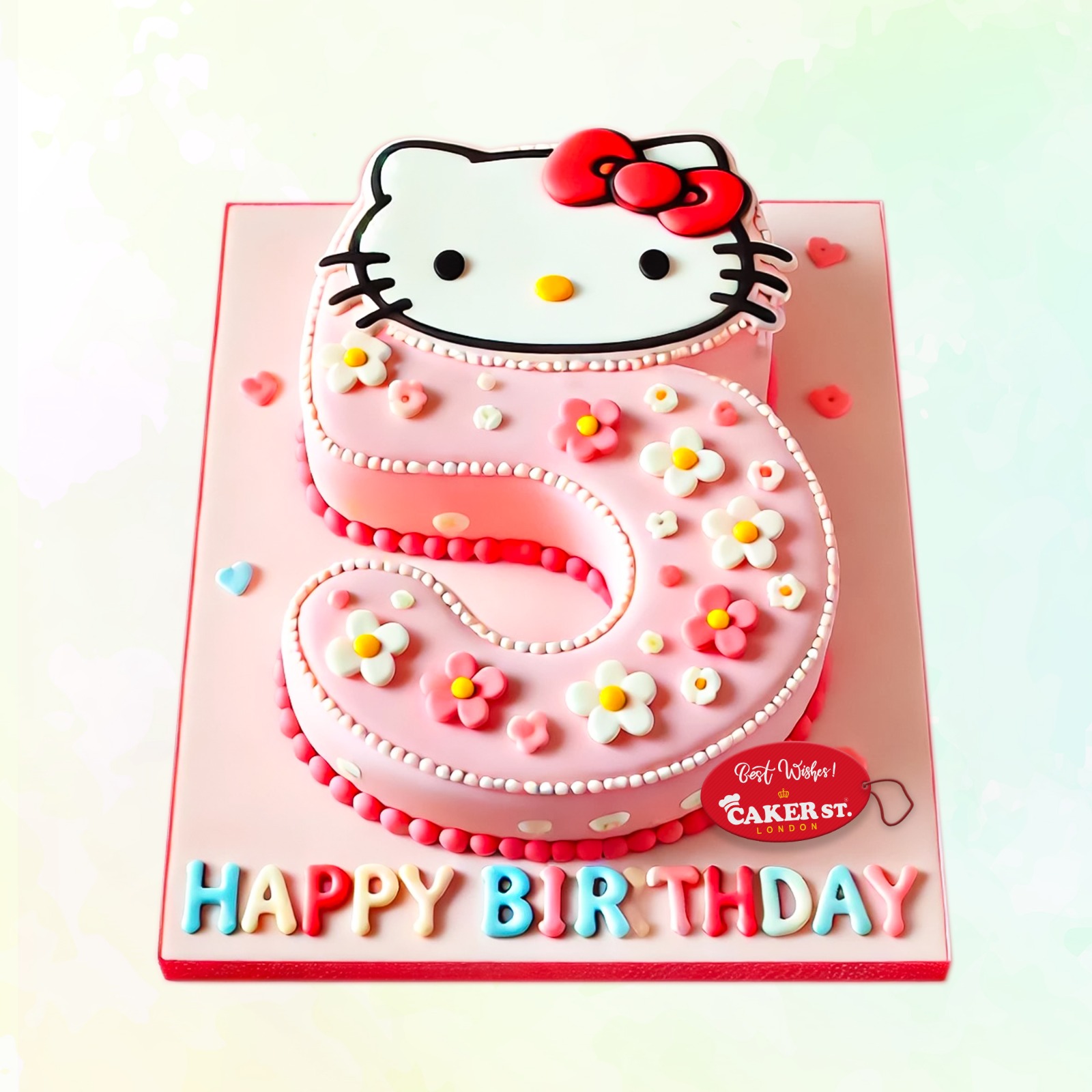 Hello Kitty 5th Birthday Cake For Girls