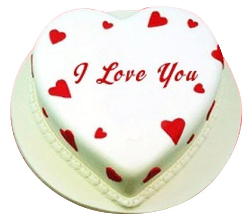 I Love You Cake