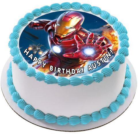 Iron Man Cake Topper Birthday. - Etsy