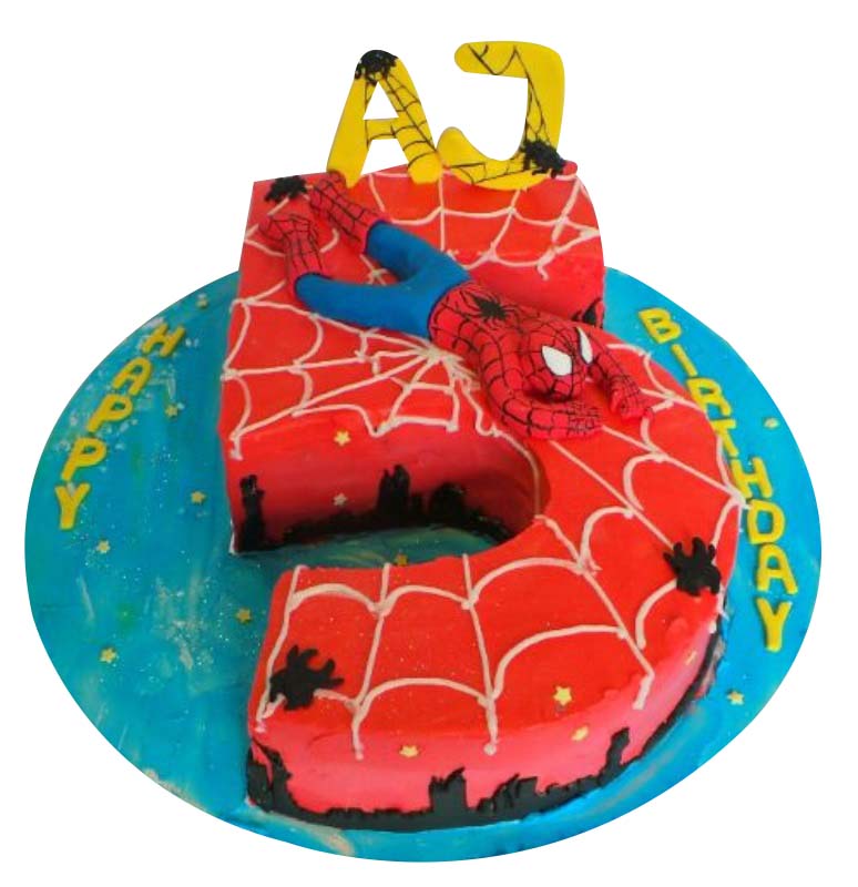 i heart baking!: spiderman birthday cake