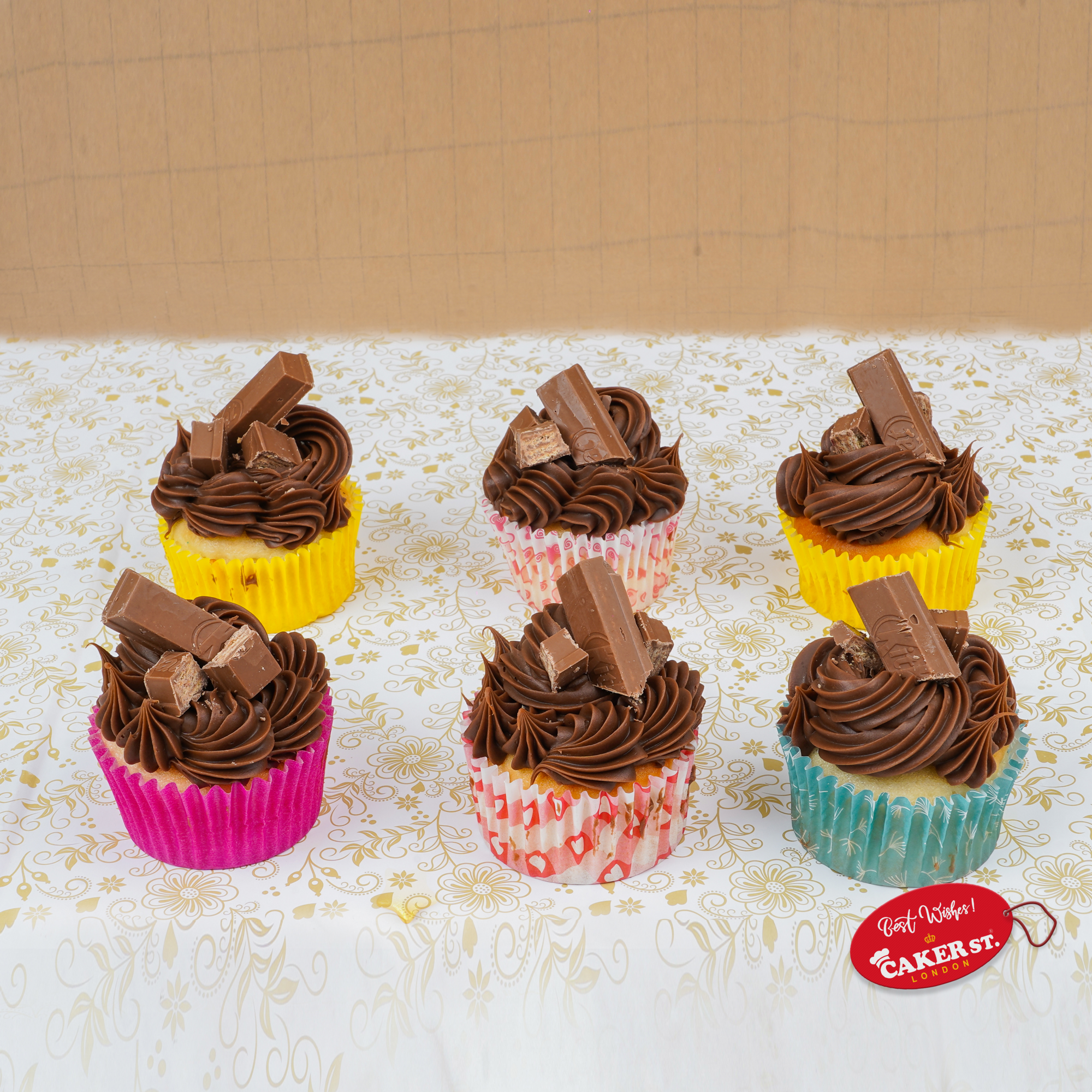 KitKat Crunch Cupcakes