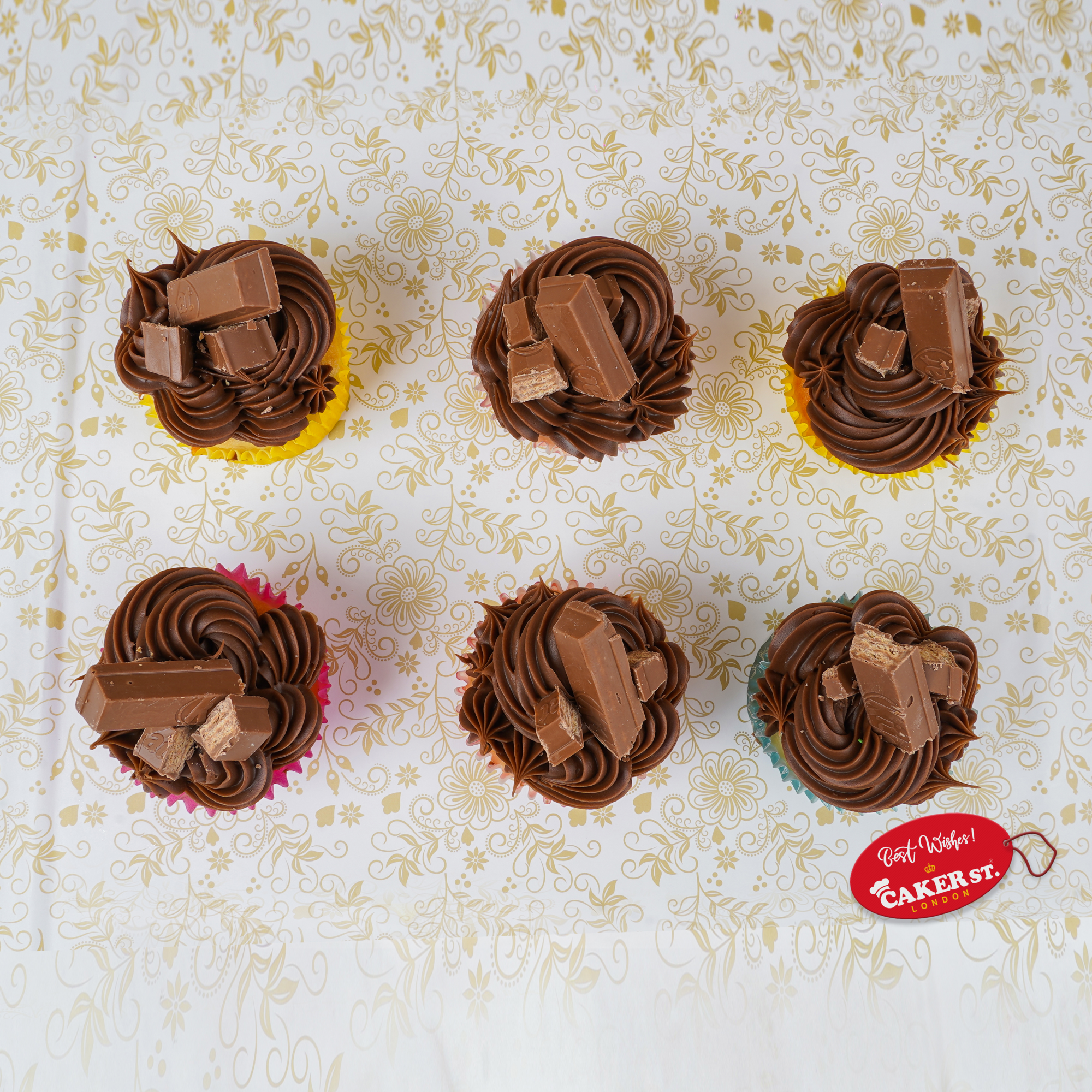 KitKat Crunch Cupcakes