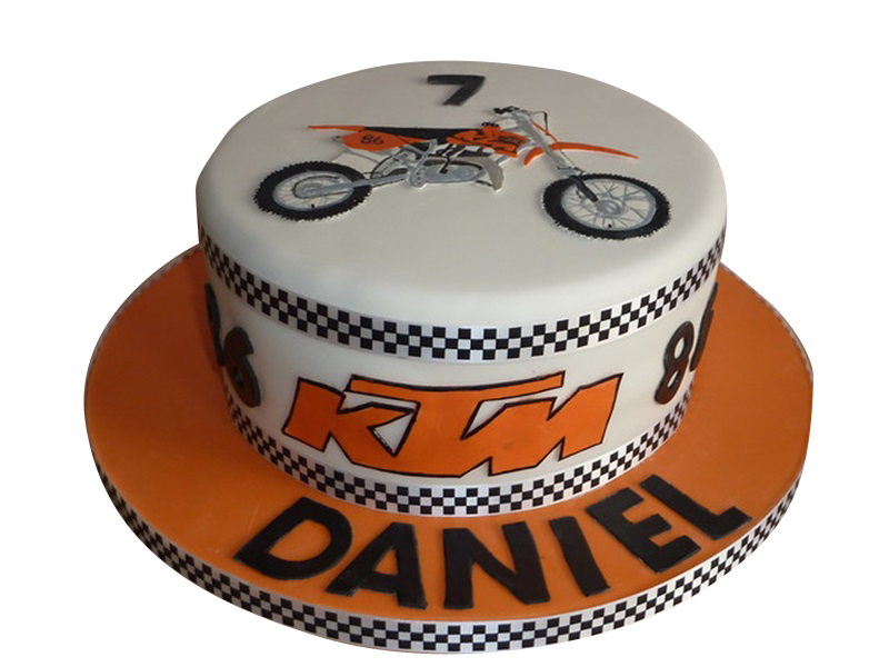 Happy Birthday KTM Bikes cake Topper display (Unofficial) | eBay