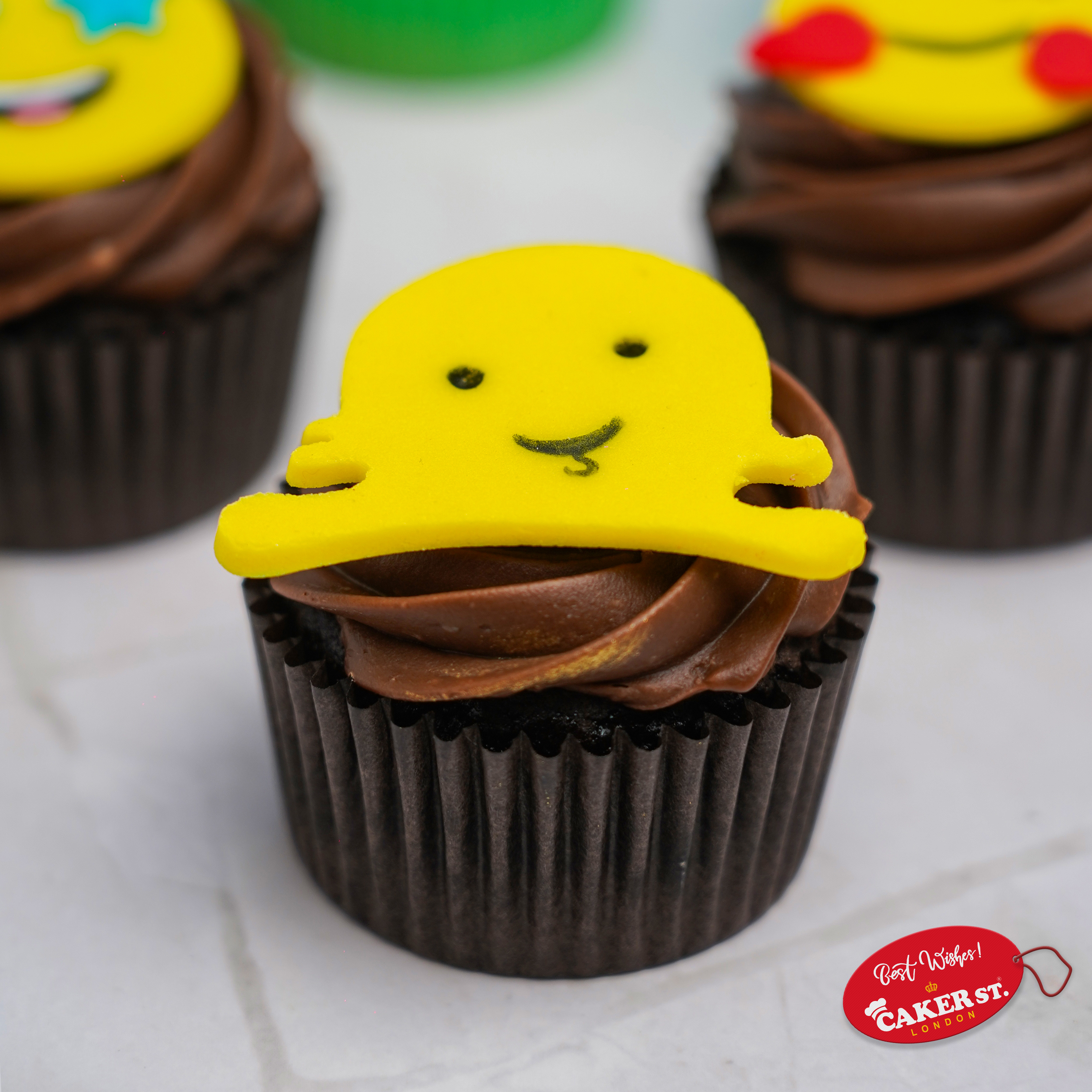 Laugh Out Loud Emojis Cupcake