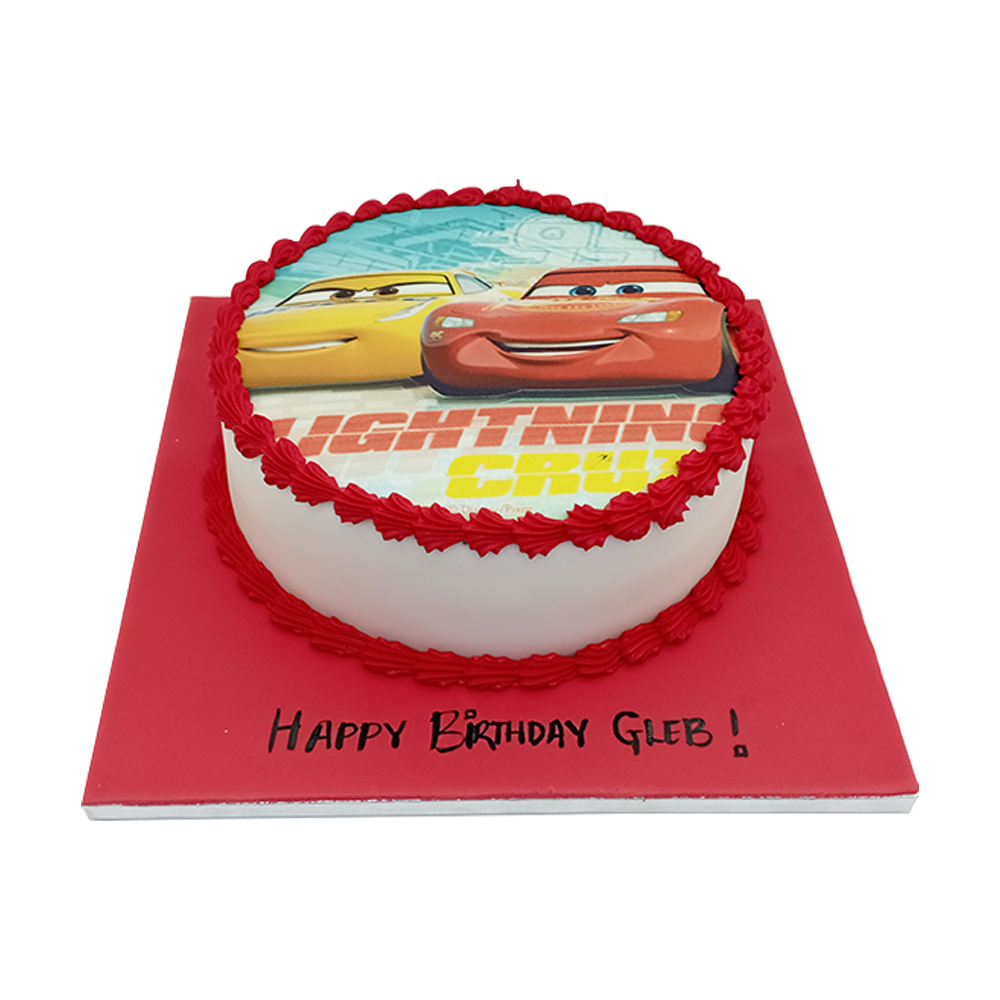 Lightening McQueen Cake