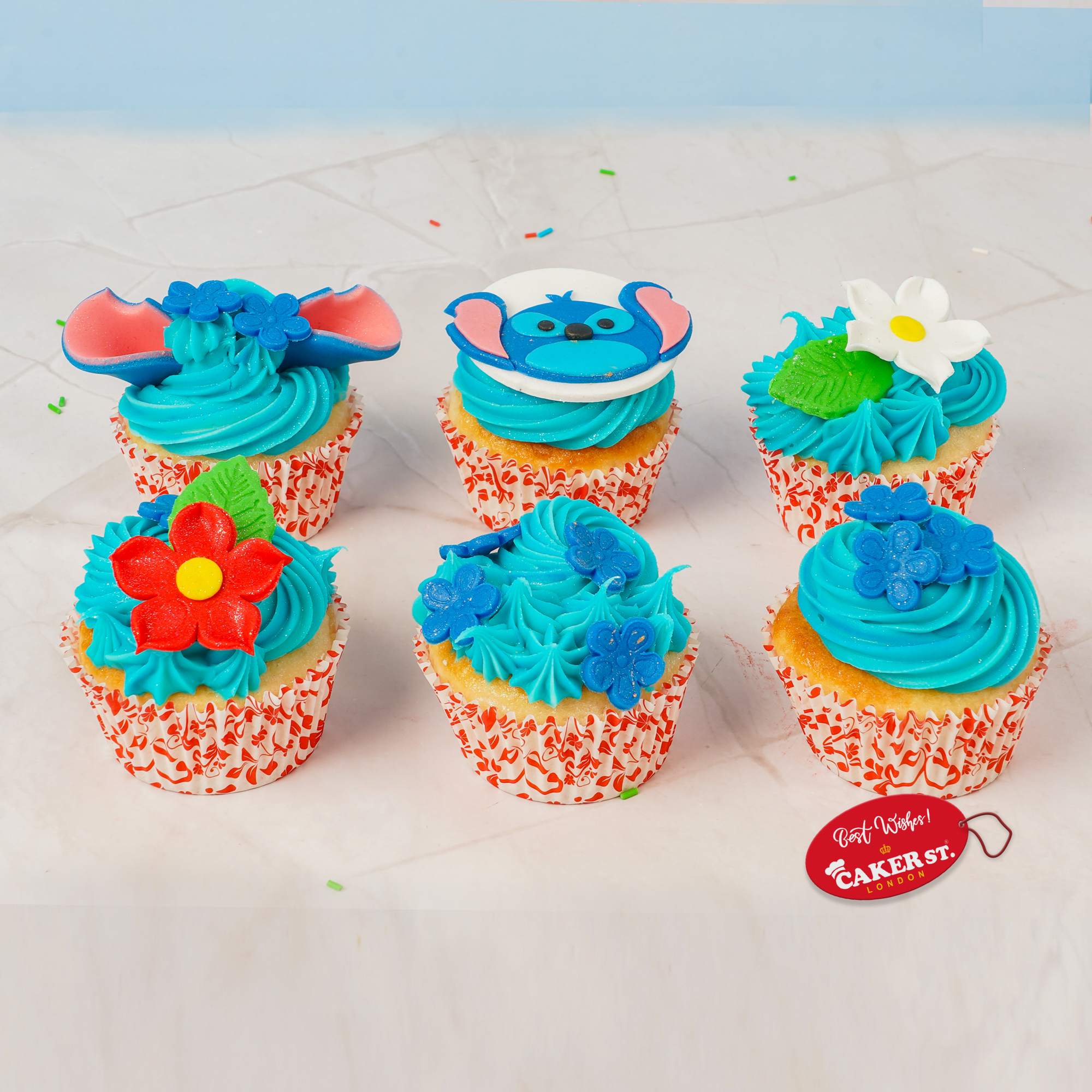 Lilo and Stich Bliss Cupcakes