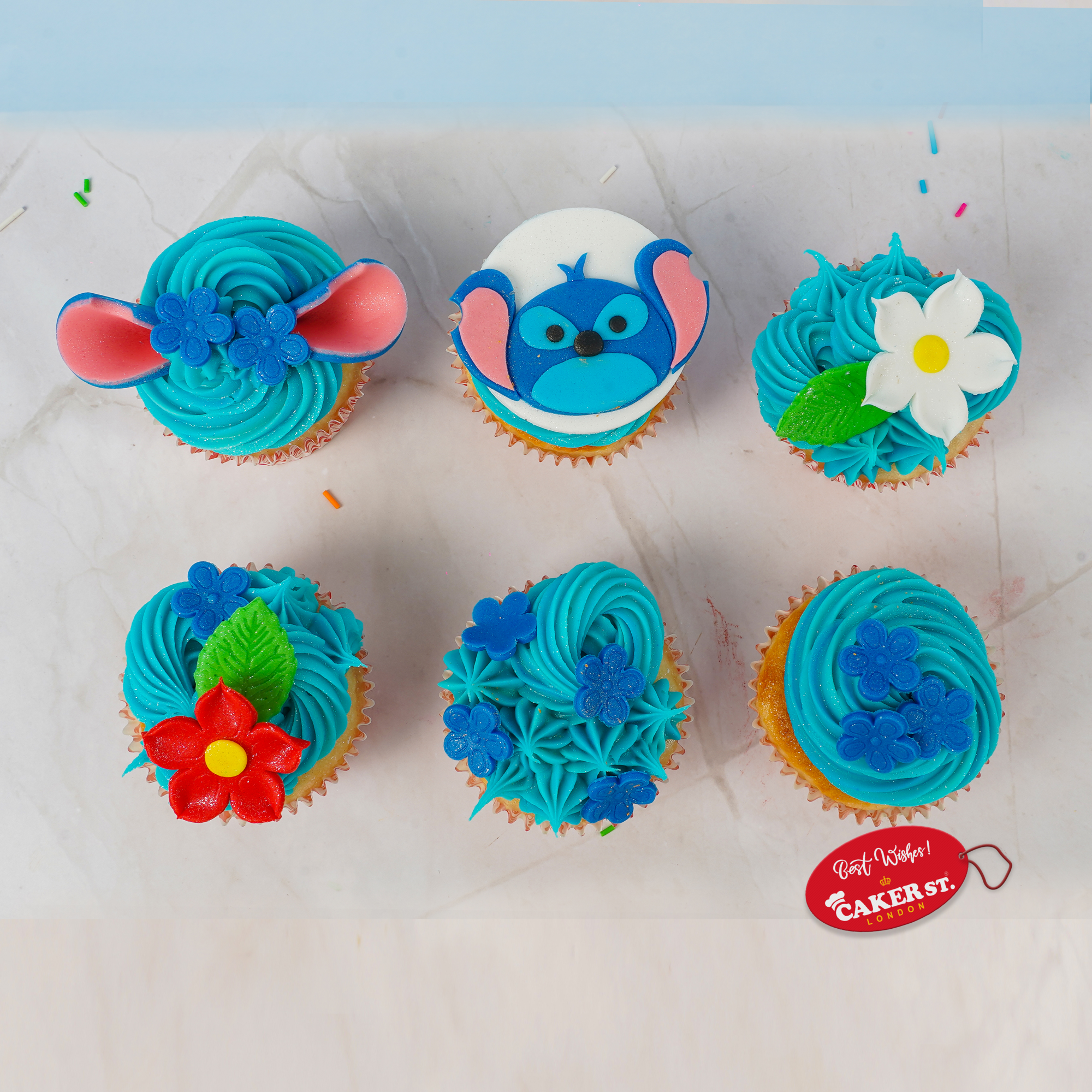 Lilo and Stich Bliss Cupcakes