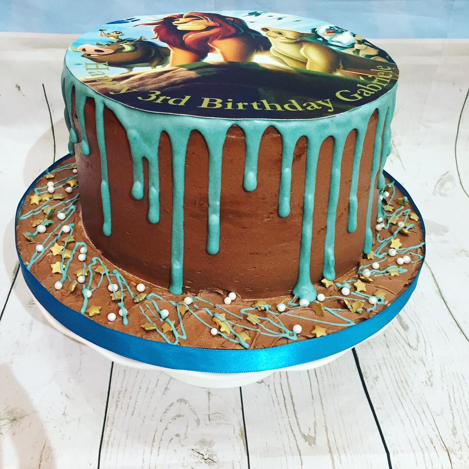 Lion King Themed Birthday Cake For Kids