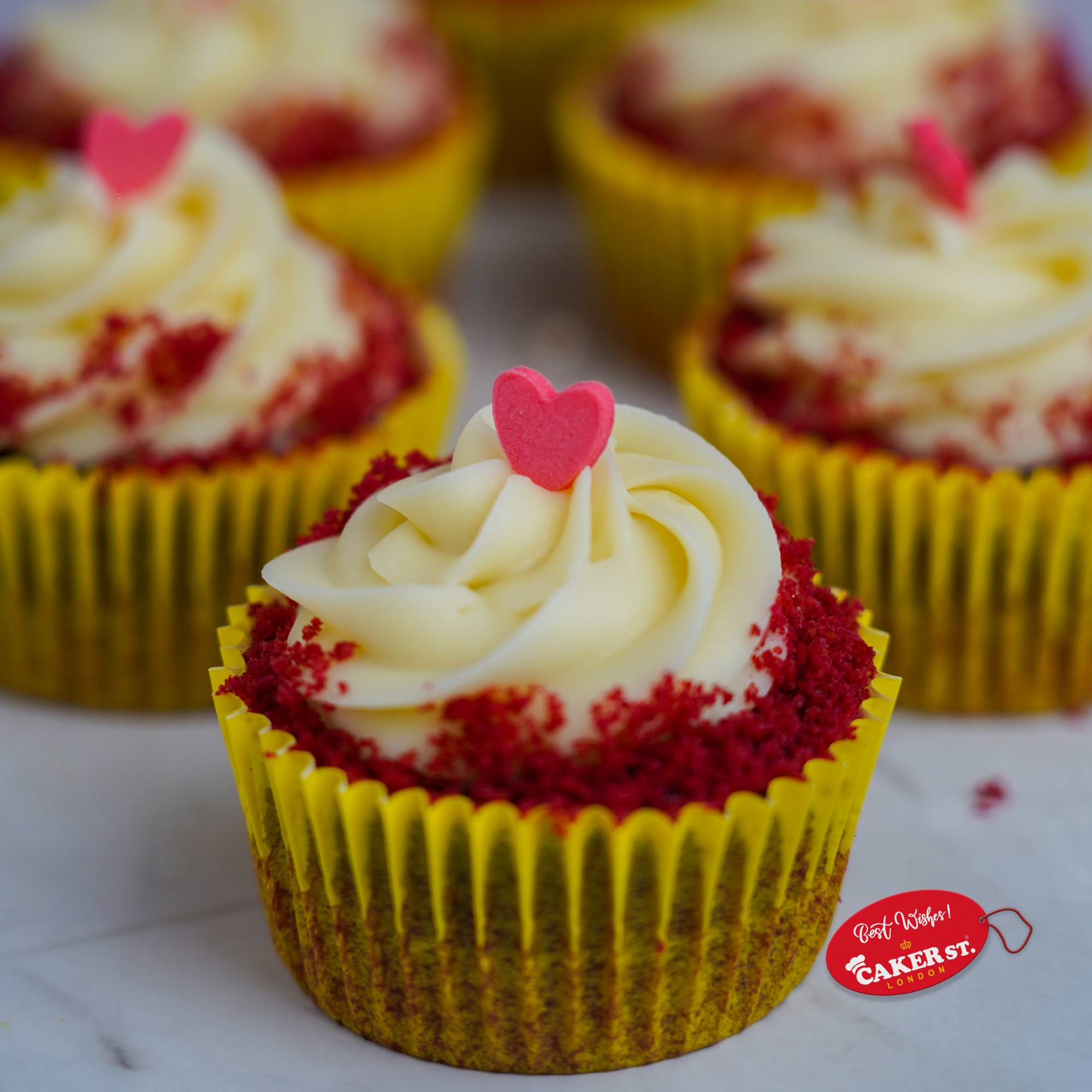 Luscious Red Velvet Bliss Cupcakes