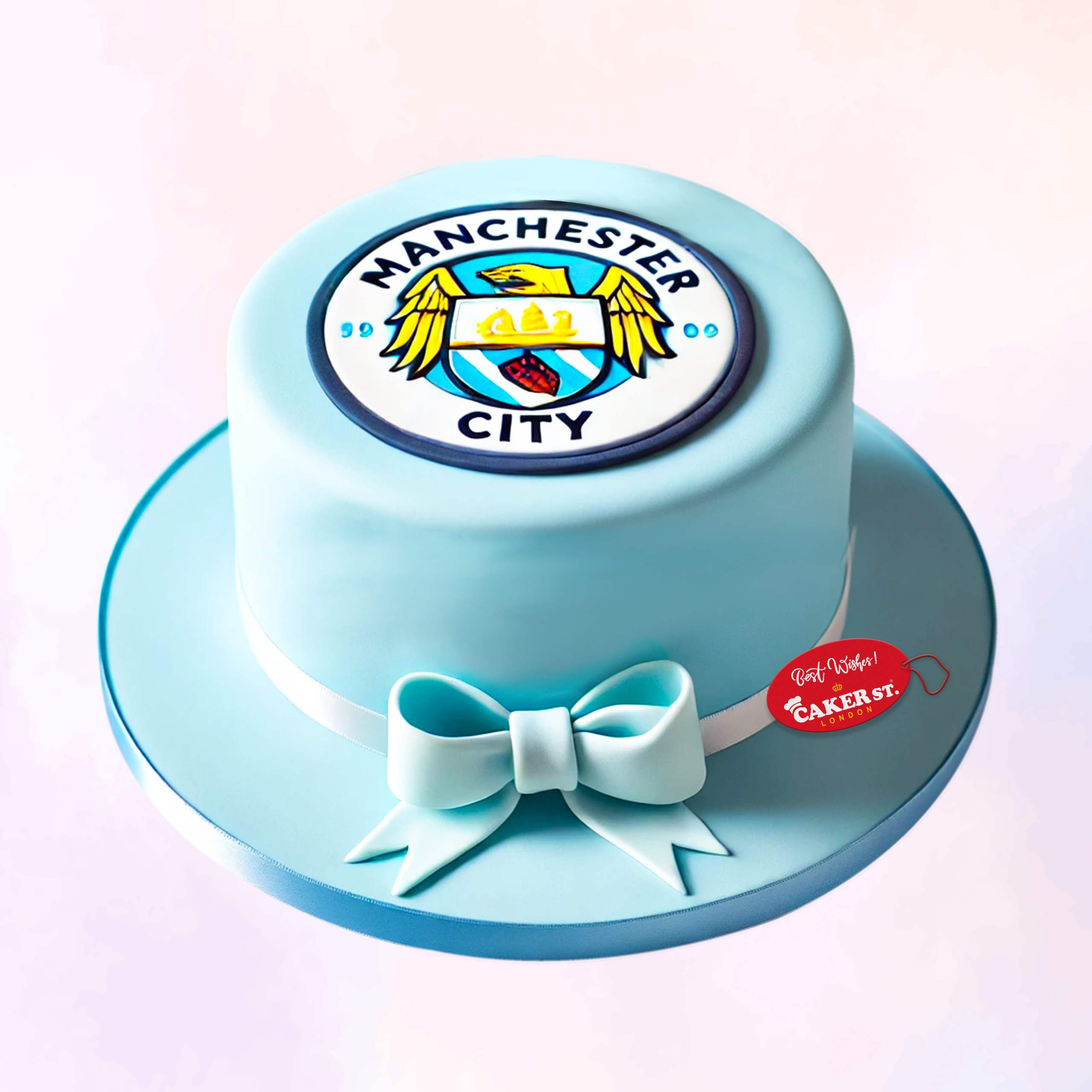 Manchester City Football Cake For Him