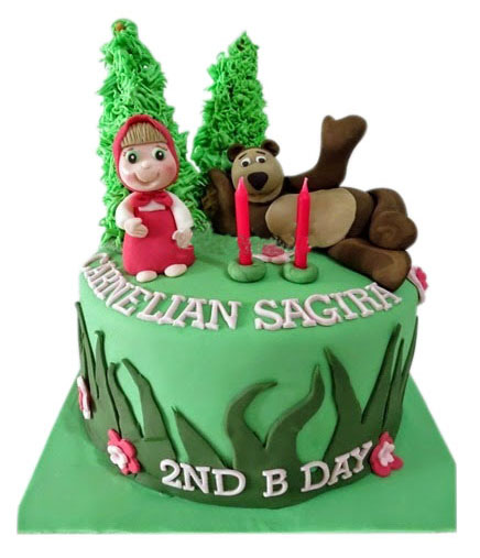 Masha and Bear Cake 