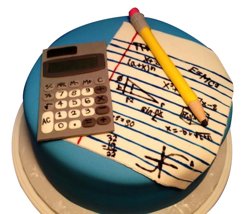 The Cakeville - Mathematics themed cake for a young Maths... | Facebook