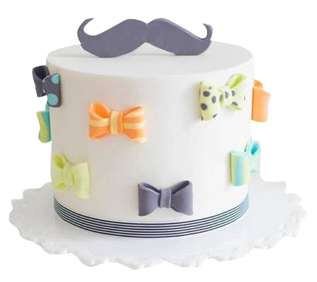 Bow birthday Cake for boys