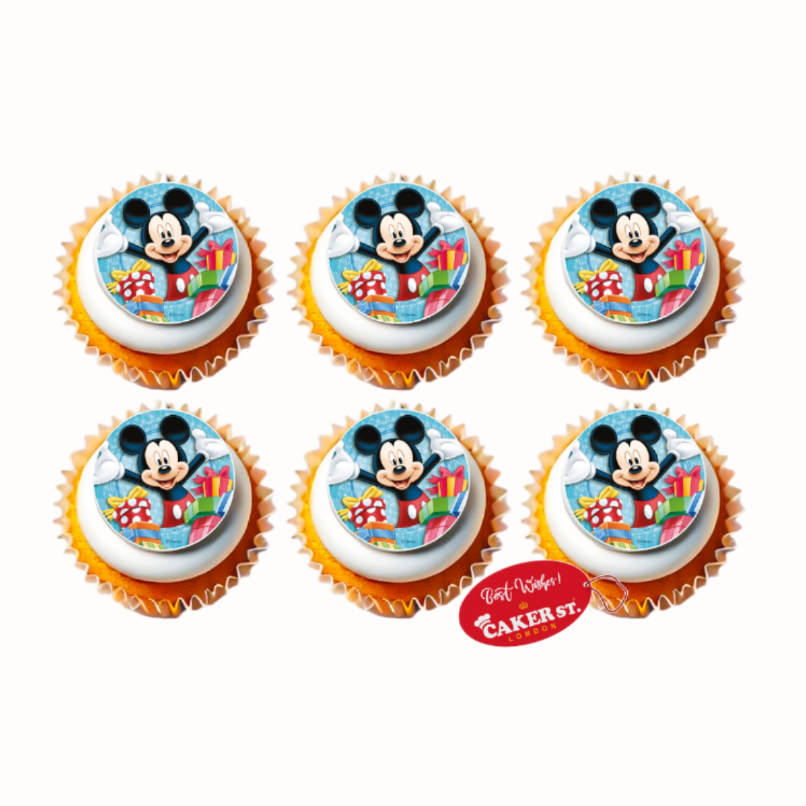 Mickey Mouse Themed Cupcakes