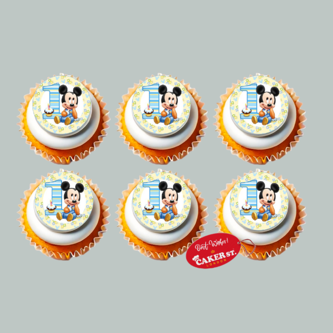 Mickey Mouse Themed Cupcakes