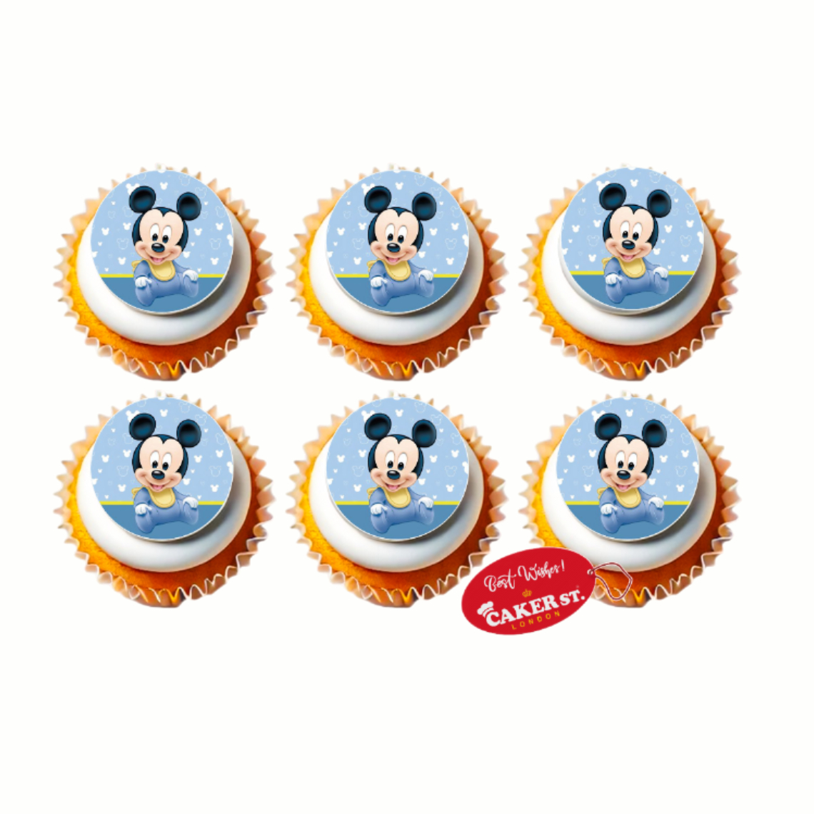 Mickey Mouse Themed Cupcakes