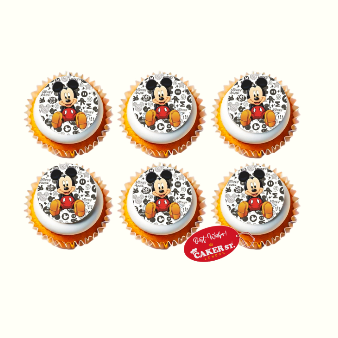 Mickey Mouse Themed Cupcakes