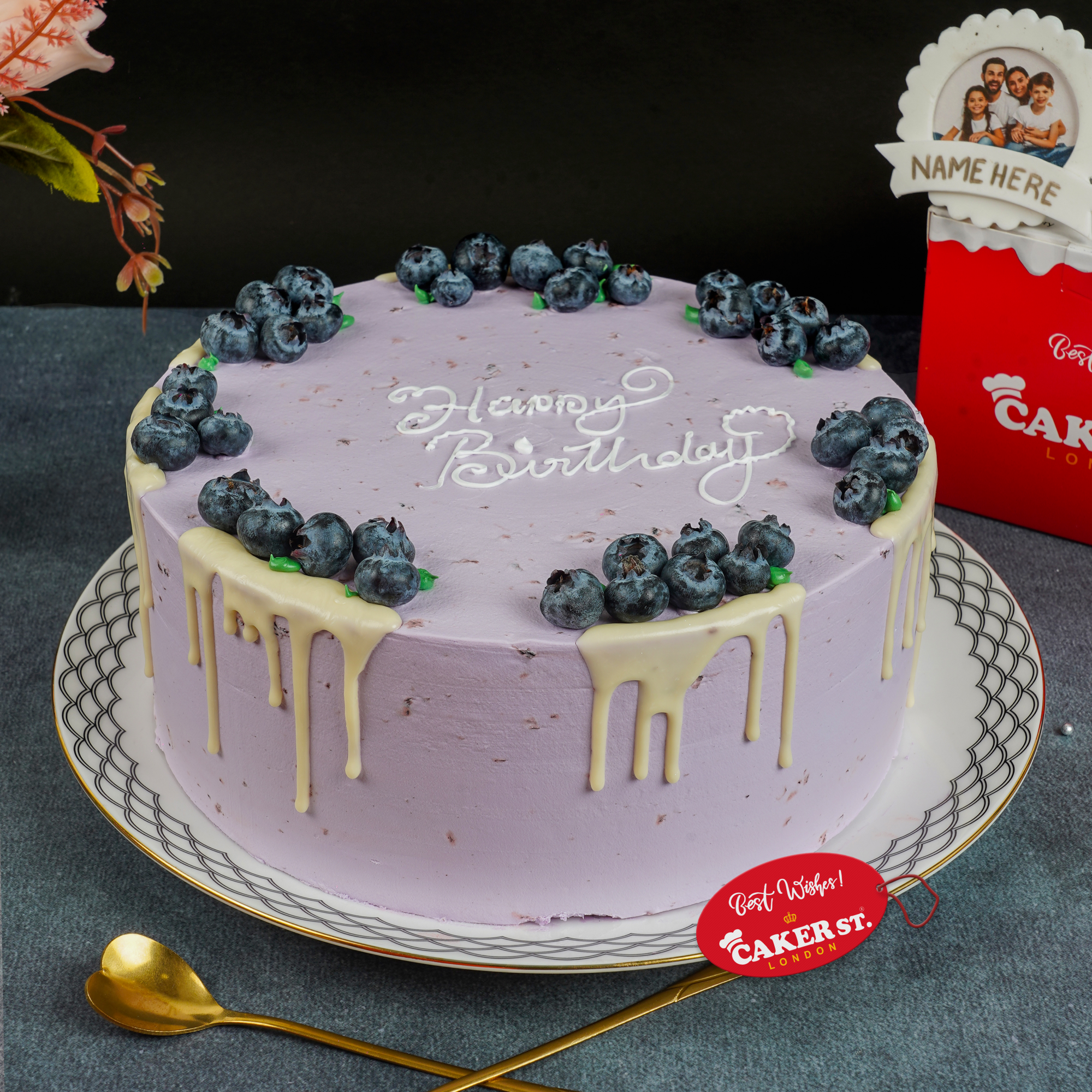 Midnight Blueberry Cake