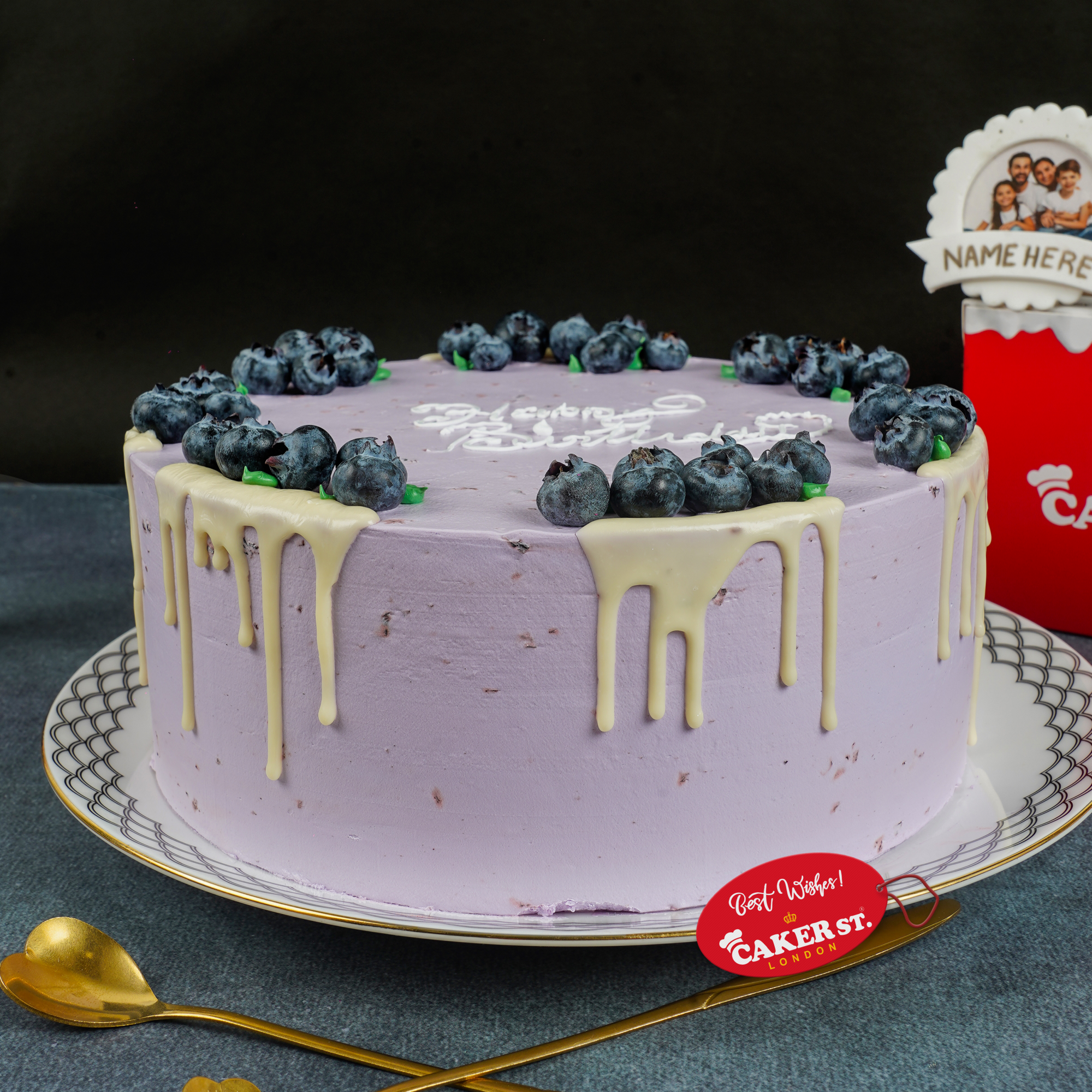 Midnight Blueberry Cake