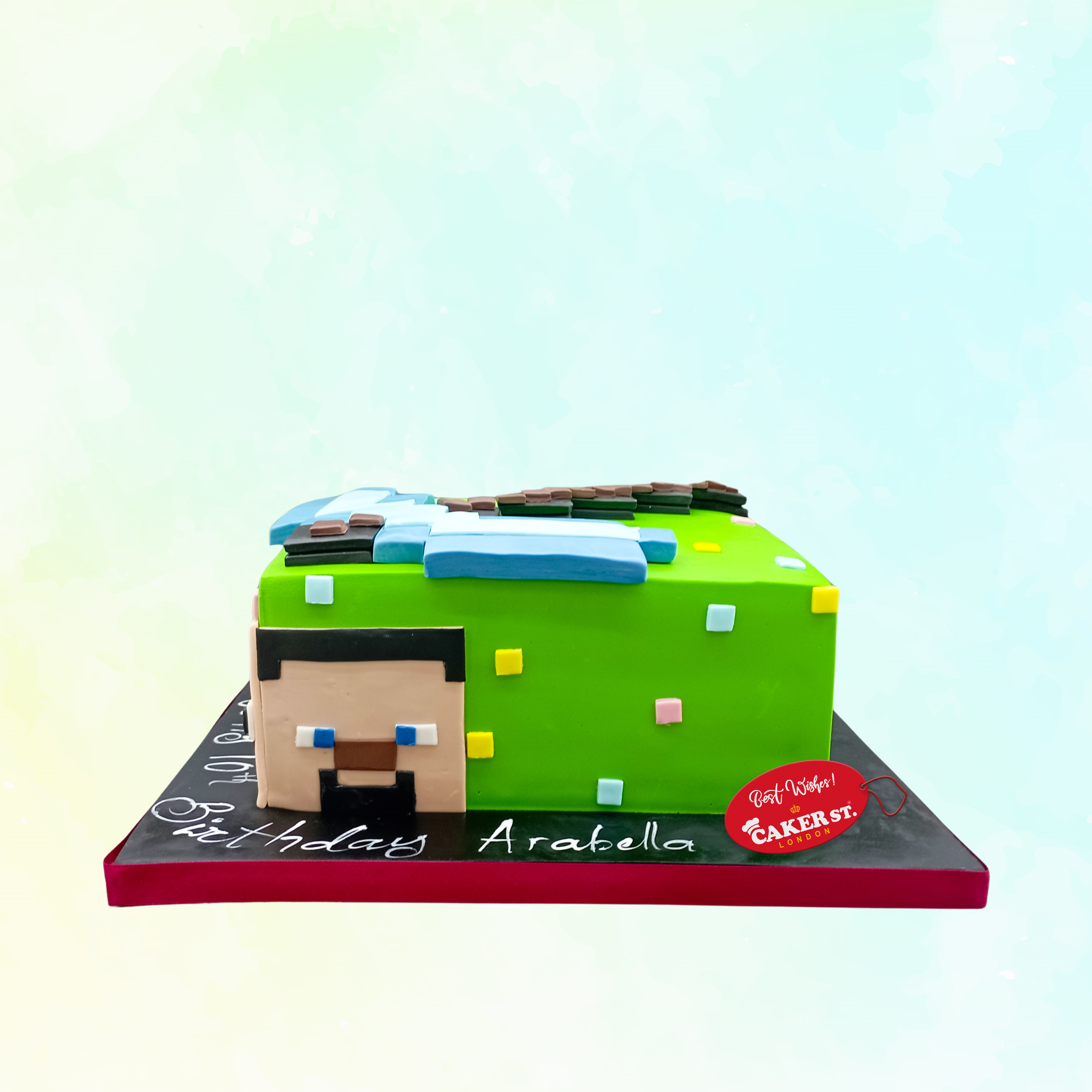 Minecraft Cake For Boys