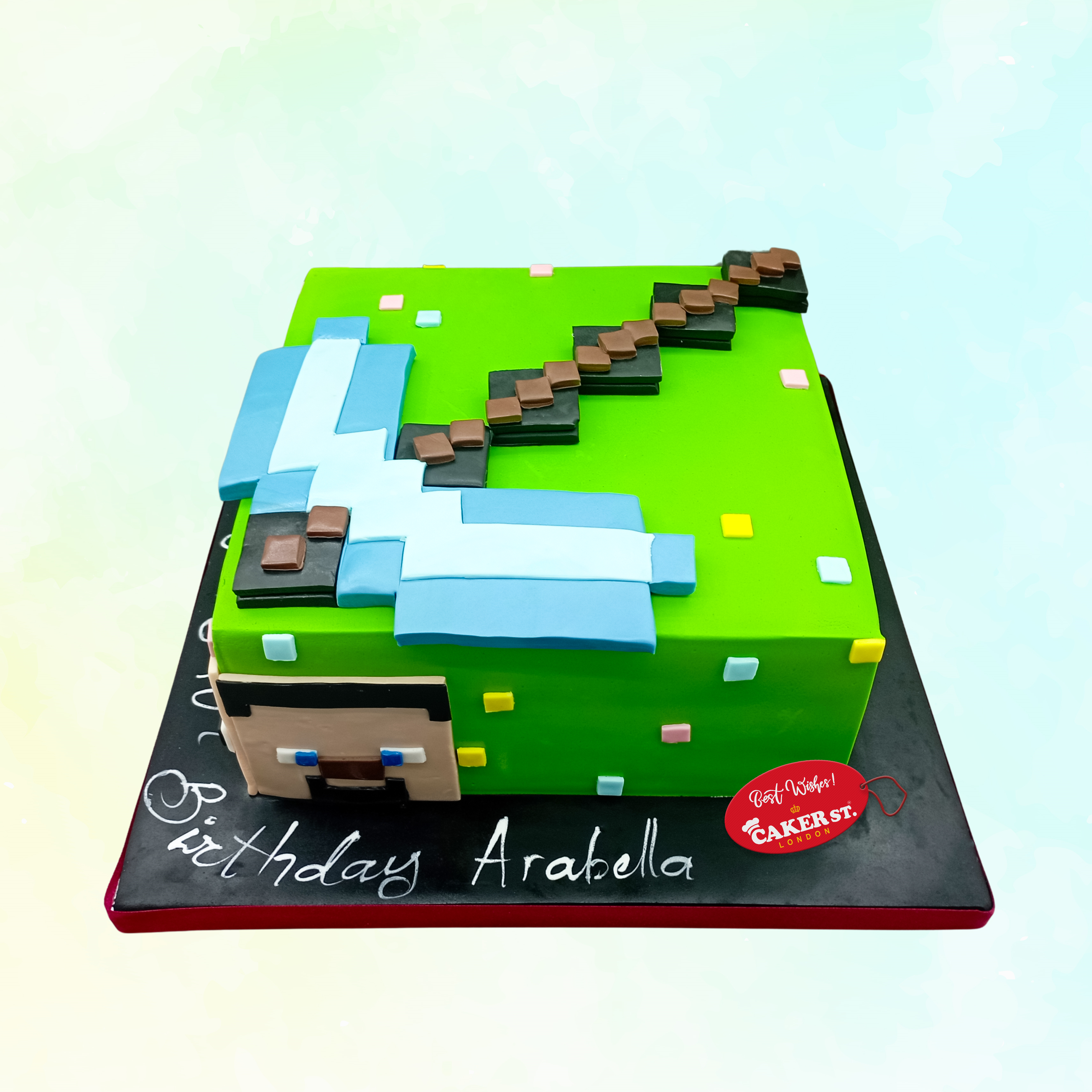 Minecraft Cake For Boys