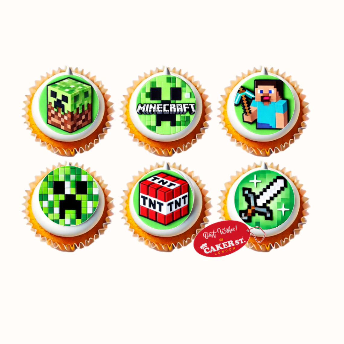 Minecraft Themed Cupcakes