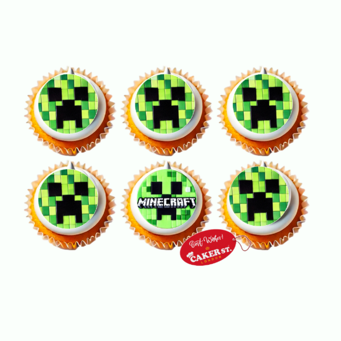 Minecraft Themed Cupcakes