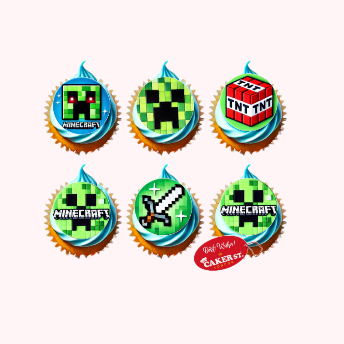 Minecraft Themed Cupcakes