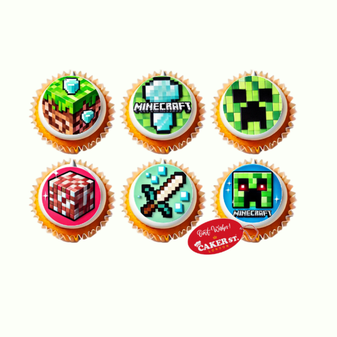 Minecraft Themed Cupcakes