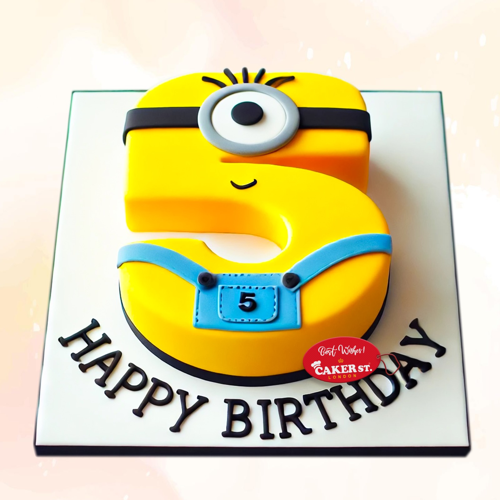 Minion 5th Birthday Cake For Boys 