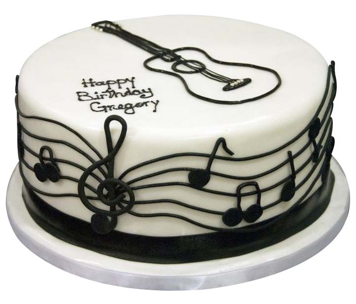 Music Theme Cake - The cake fairy