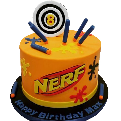 Nerf Gun Cake Topper - Itty Bitty Cake Toppers