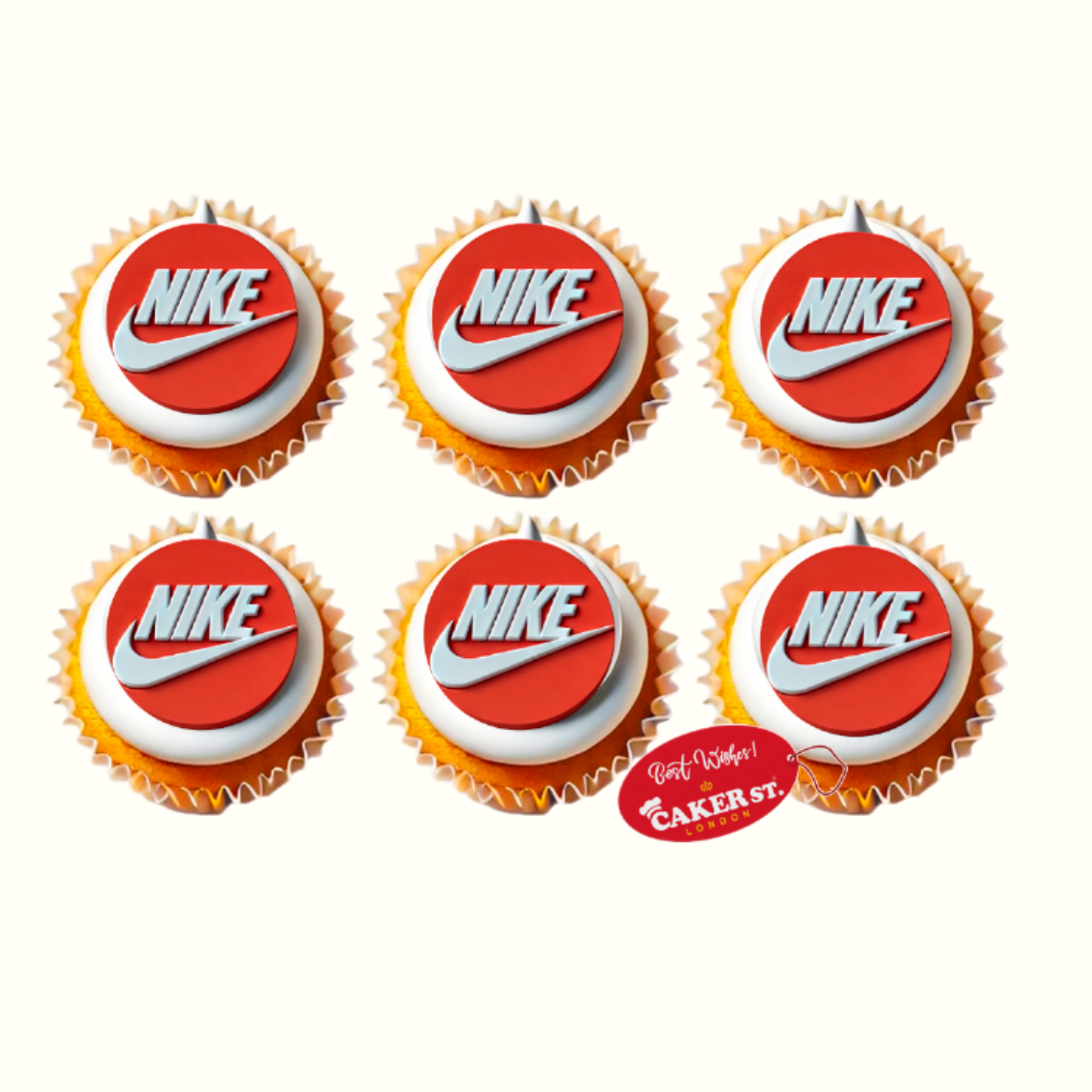 Nike-Themed Cupcakes