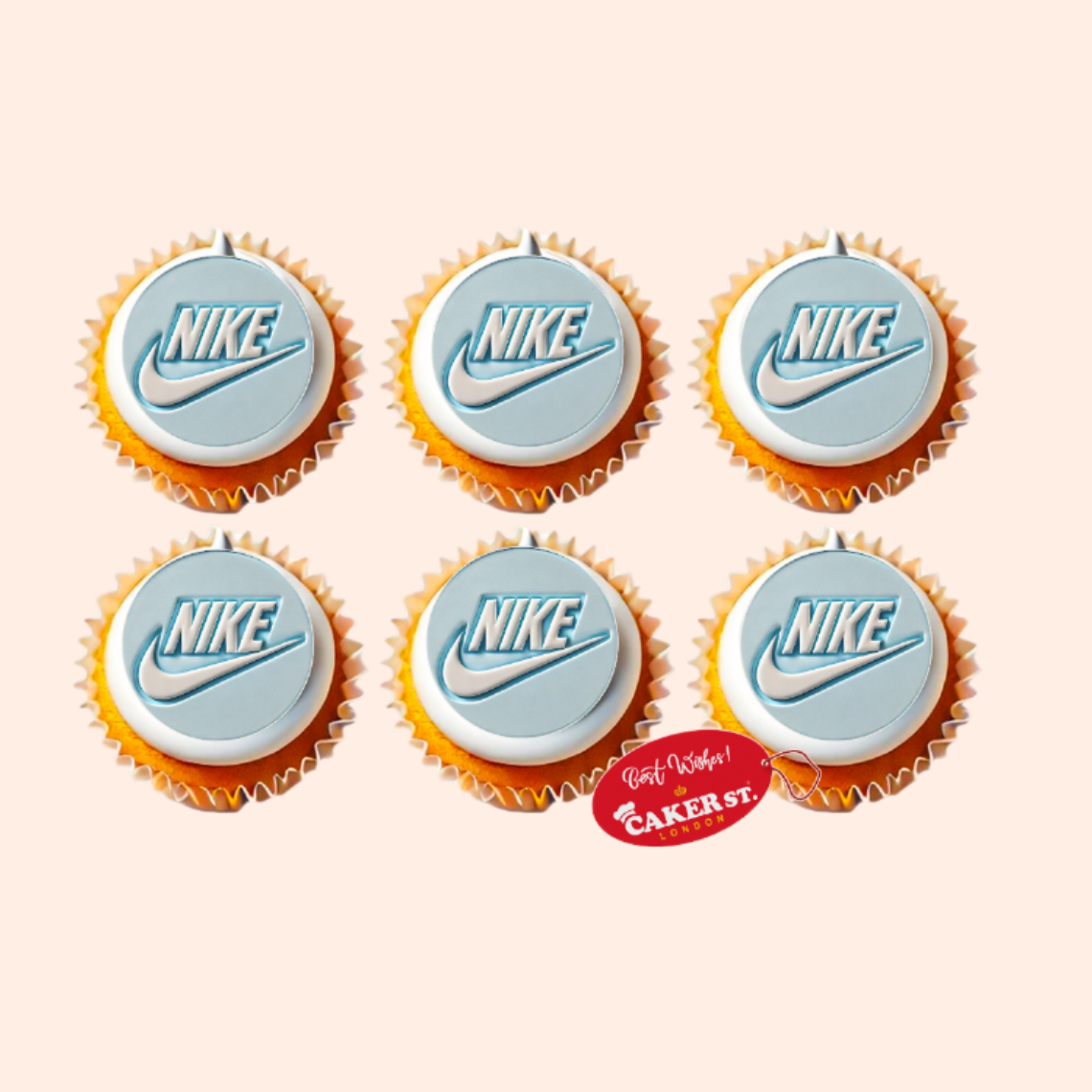 Nike-Themed Cupcakes