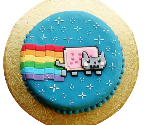 Nyan Cat Cake